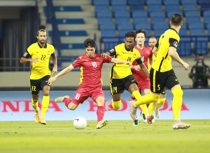 Thống kê lịch sử đối đầu Việt Nam và Malaysia tại vòng loại World Cup 2022