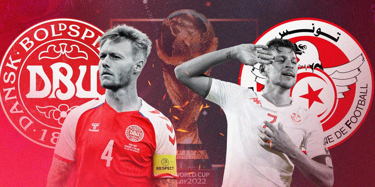 Đan Mạch vs Tunisia có số lần đối đầu nhau rất ít