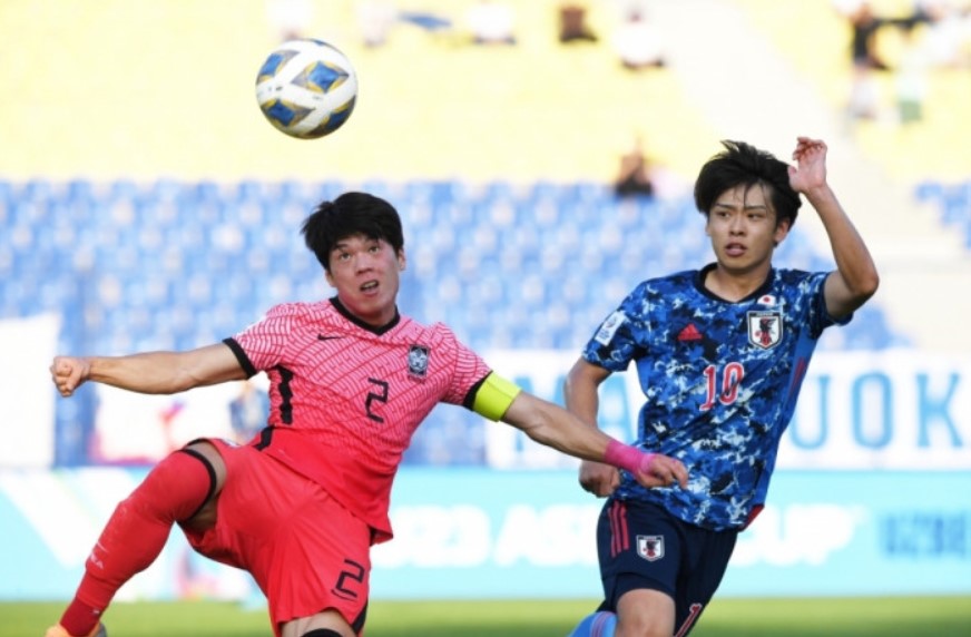 Nhật Bản và Hàn Quốc được coi là 2 ông vua lớn tại khu vực bóng đá châu Á