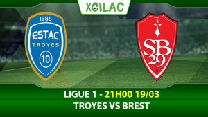 Soi kèo Troyes vs Brest, 21h00 ngày 19/03/2023